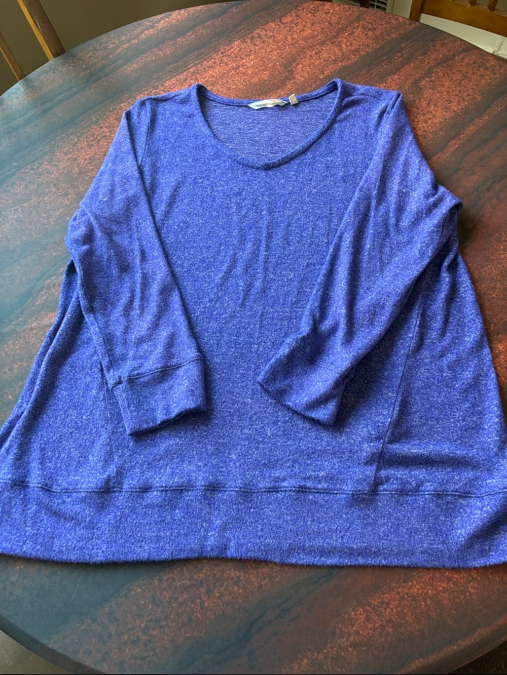 Soft Surroundings Cozy Lightweight Long Sleeve Pullover Sweater- Purple